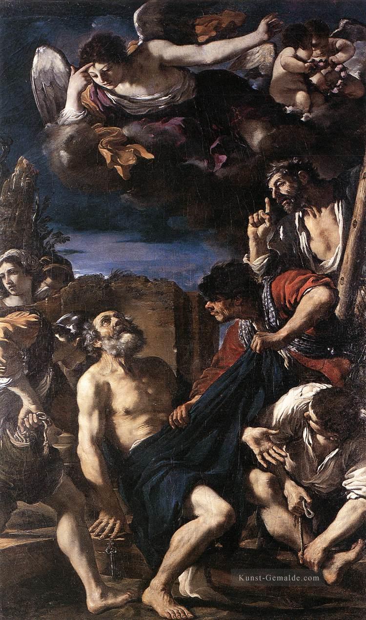 Das Martyrium von St Peter Barock Guercino Ölgemälde
